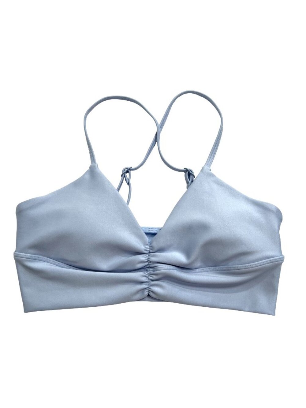 ALO Yoga Airlift Divine Bra in Seashell Blue